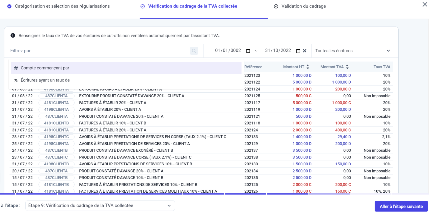 Déclarer une TVA avec Inqom